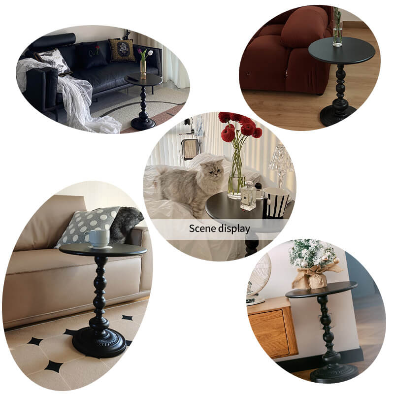 Classic Round Metal Side Table