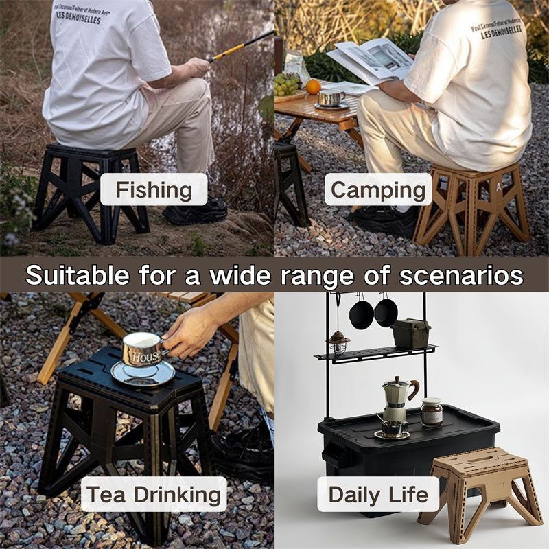 Outdoor Plastic Folding Step Stool