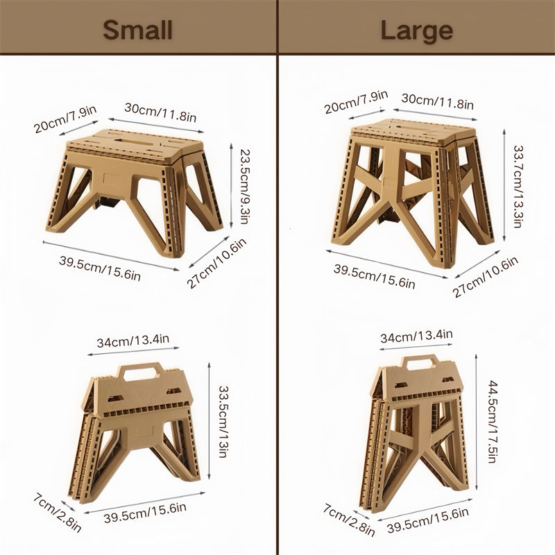 Outdoor Plastic Folding Step Stool