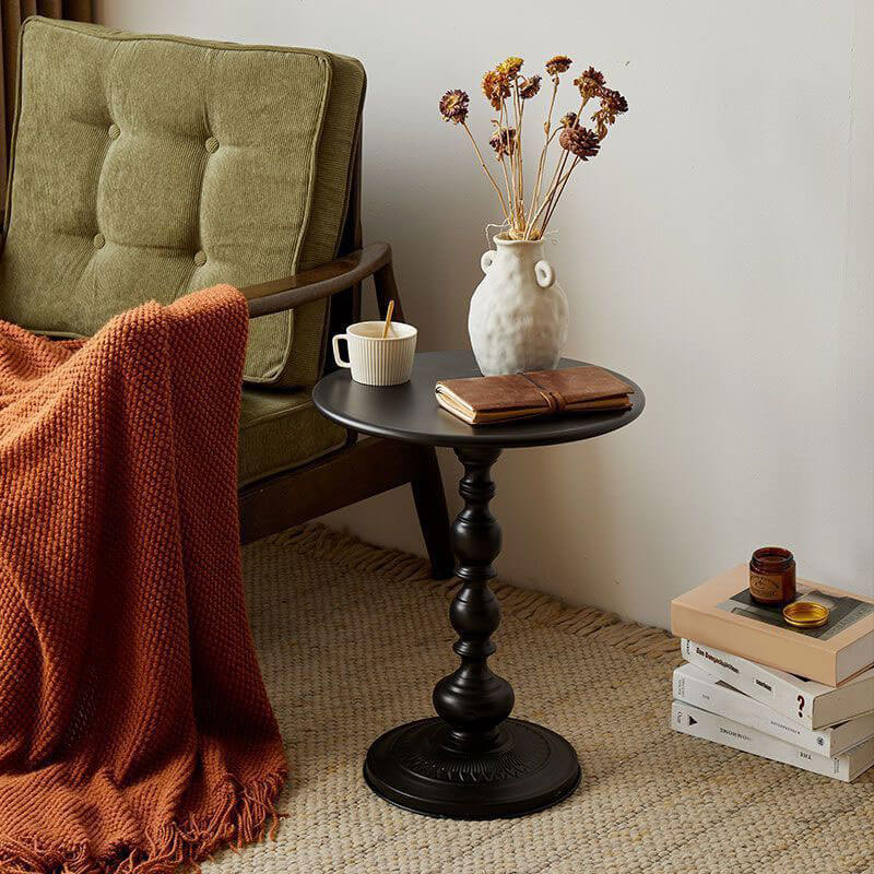 Classic Round Metal Side Table