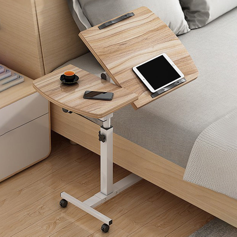 Adjustable Overbed Table with Wheels