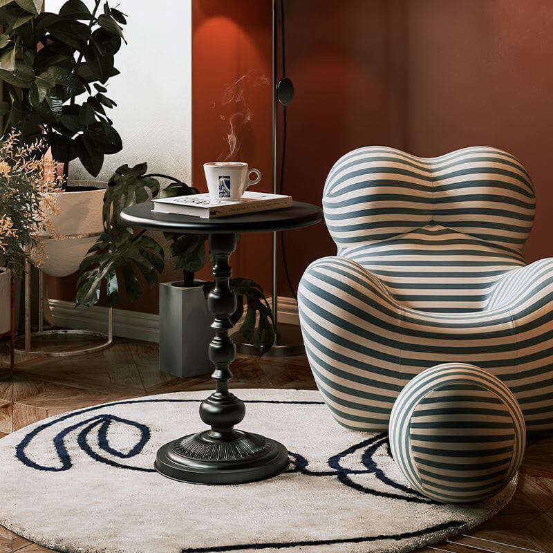 Classic Round Metal Side Table