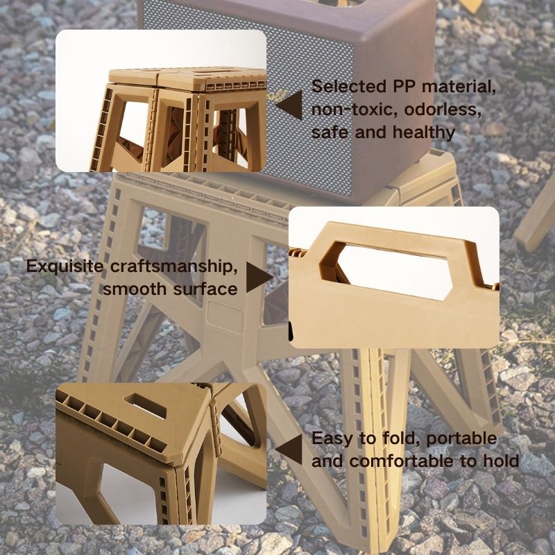 Outdoor Plastic Folding Step Stool