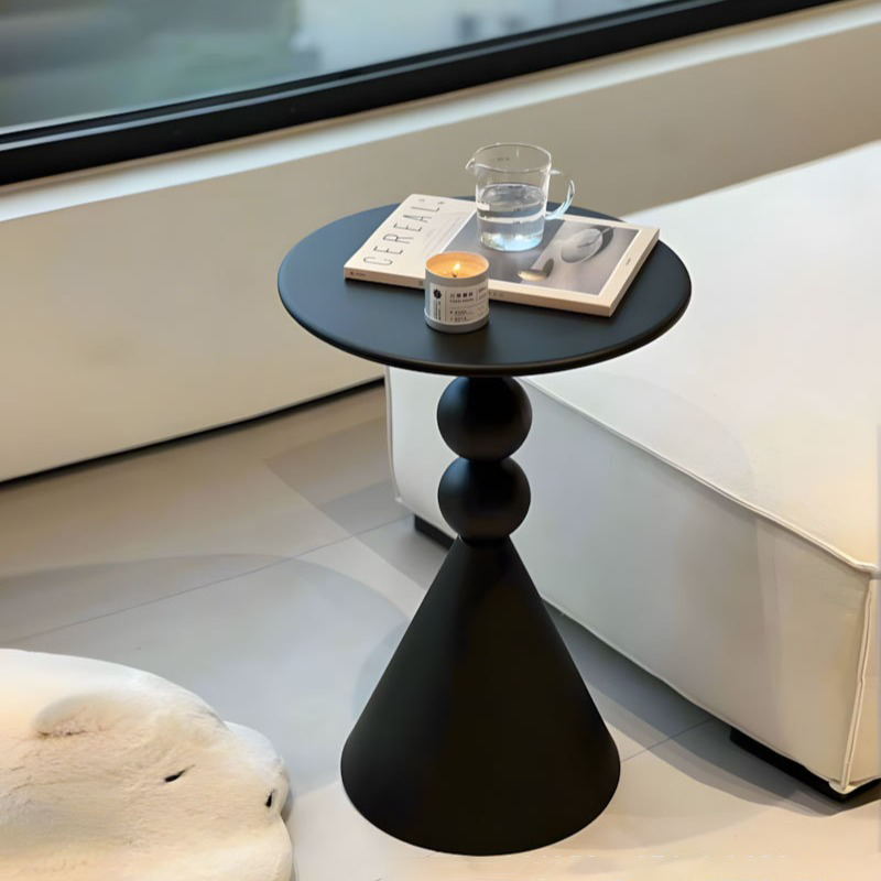 Metal Round Small Side Table