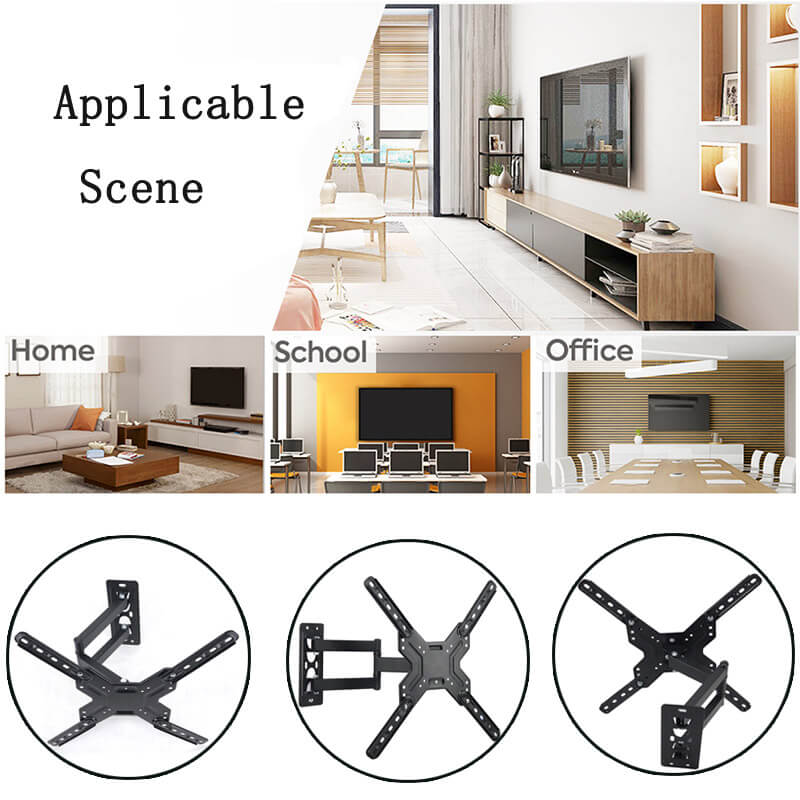 Full Motion Swivel TV Wall Bracket for 14-65 Inch