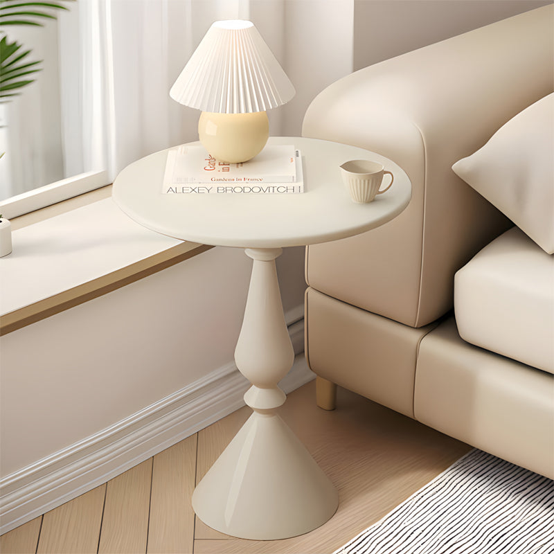 Metal Round Small Side Table