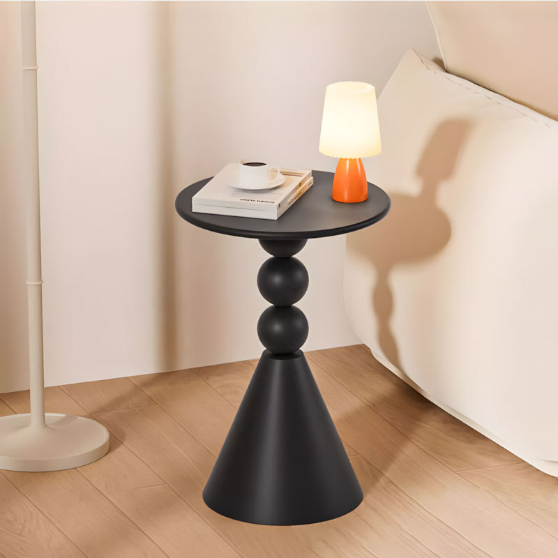 Metal Round Small Side Table