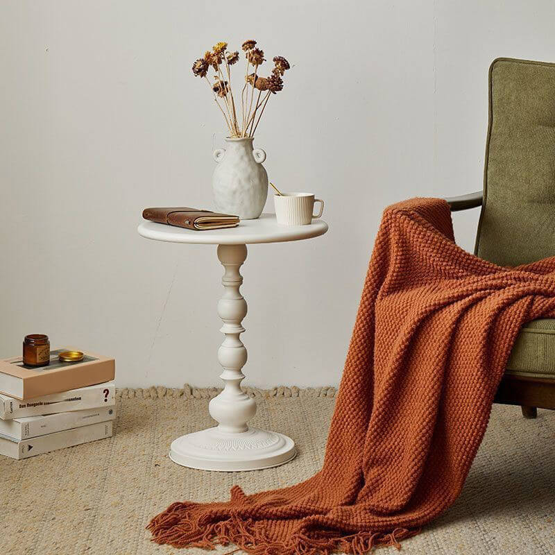 Classic Round Metal Side Table