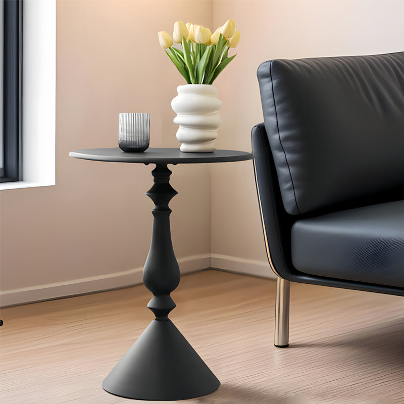 Metal Round Small Side Table