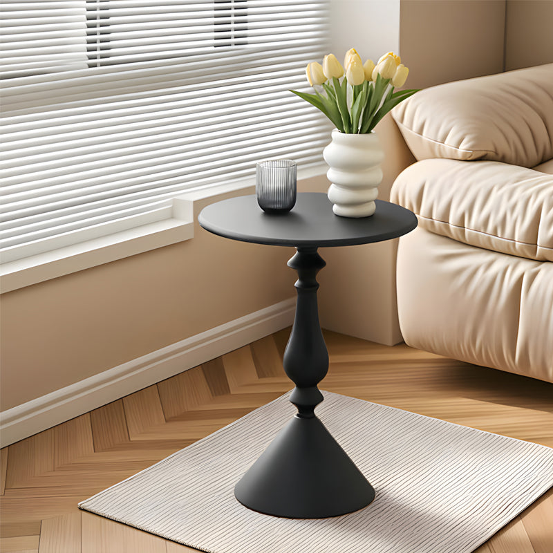 Metal Round Small Side Table
