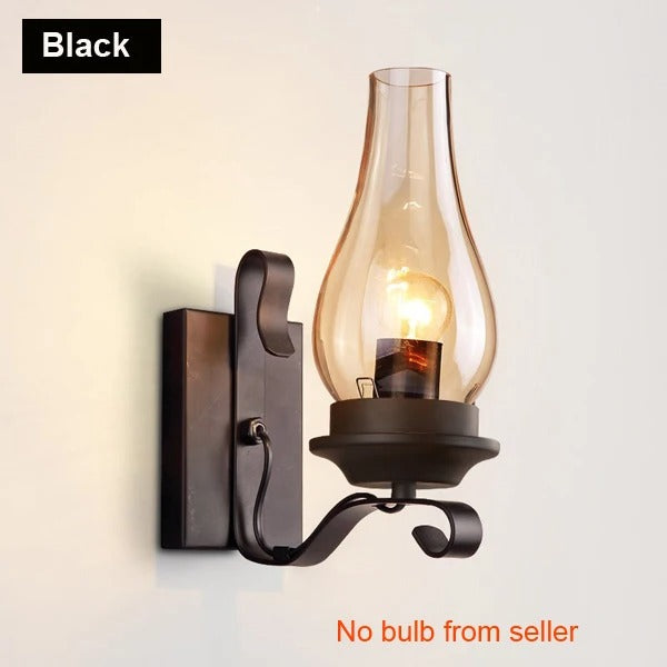 Retro Industrial Light Iron Wall Lamp