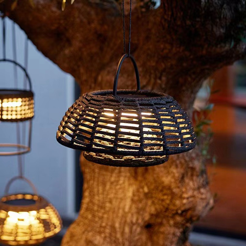 Bamboo Outdoor Pendant Light