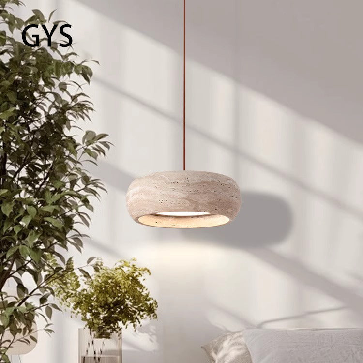 LED Pendant Light made out of stone